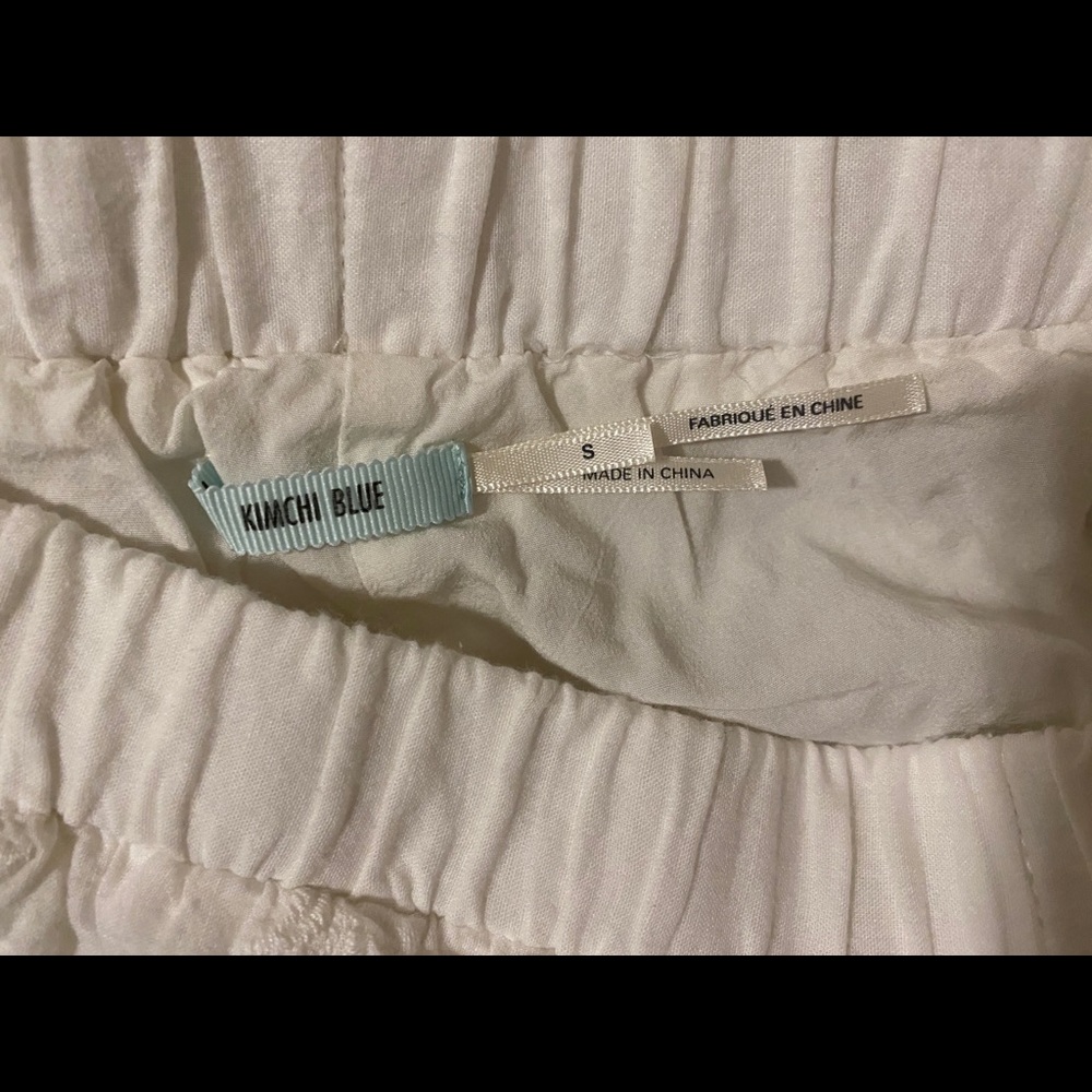 Urban Outfitters White Lace Bohemian Shorts KB - Picture 7 of 8